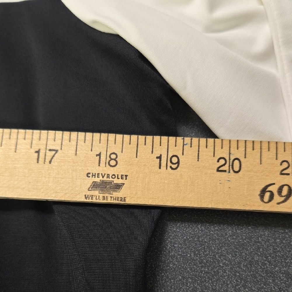 Worth Black and White Long Sleeve Blouse - Picture 5 of 7